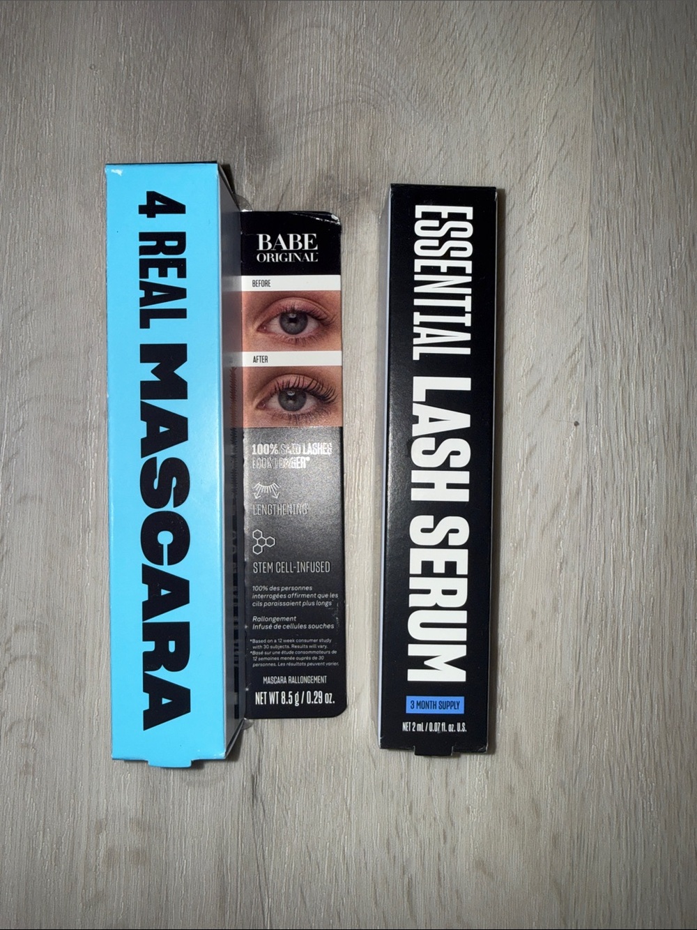 Babe Lash 4 REAL MASCARA & ESSENTIAL LASH SERUM Duo